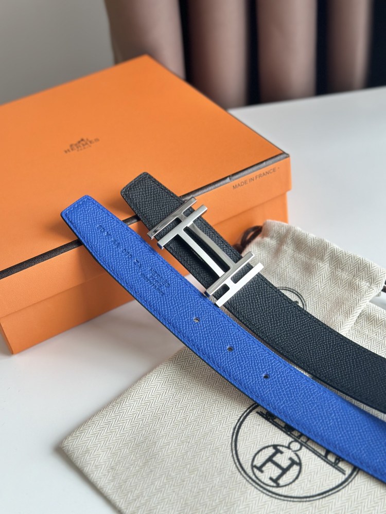 HERMES reversible belt 3.2cm