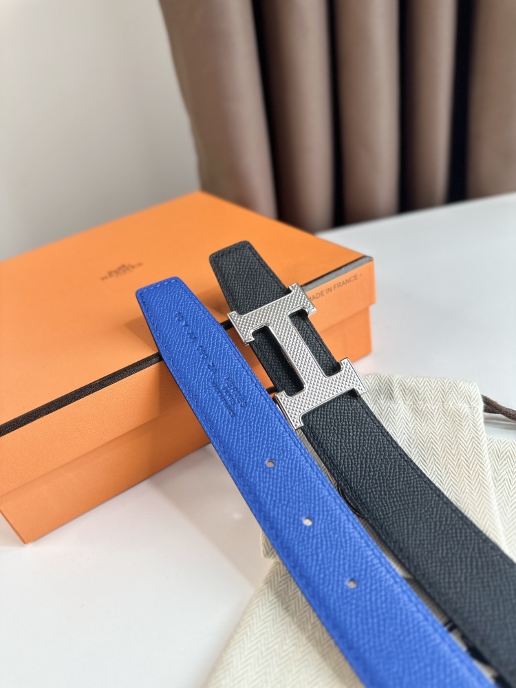 HERMES reversible belt 3.2cm