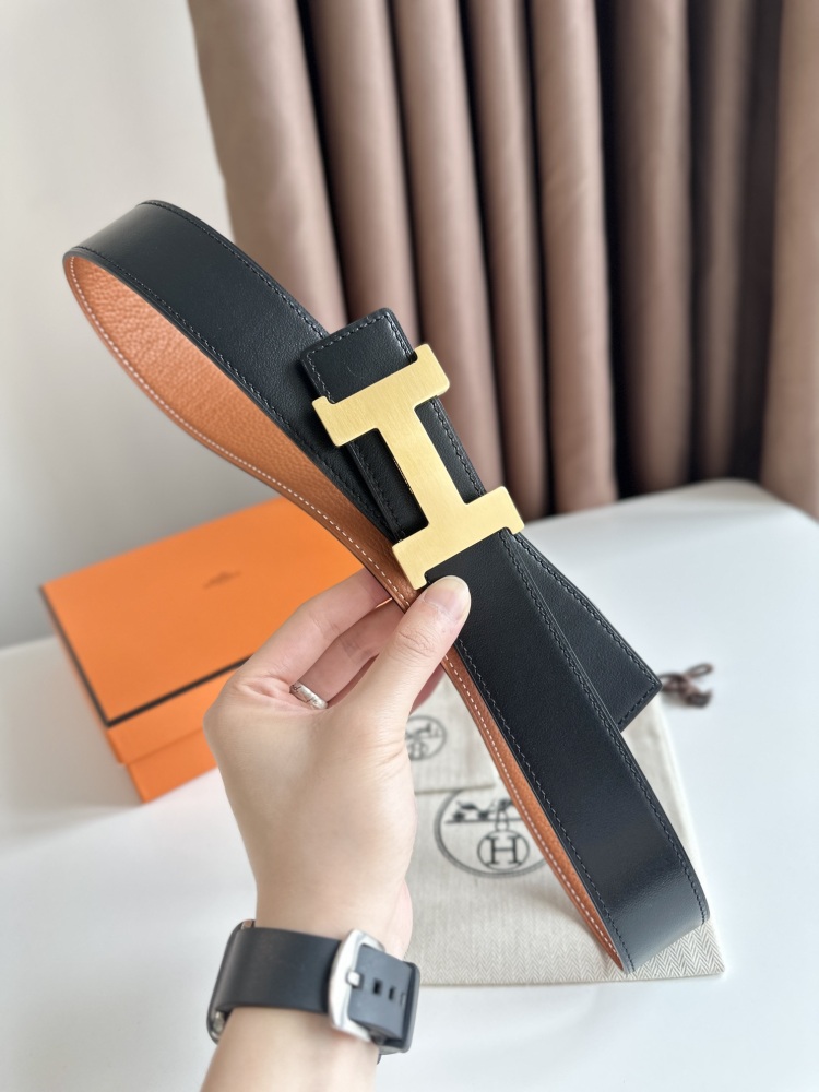 HERMES reversible belt 3.8cm