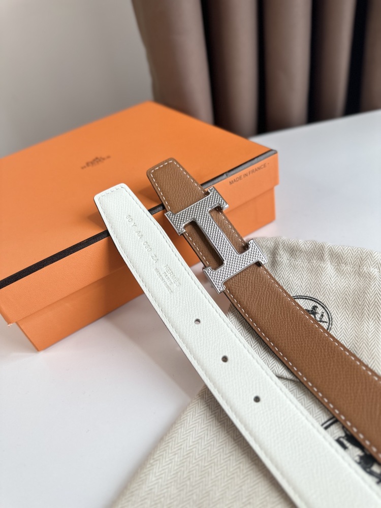 HERMES reversible belt 3.2cm