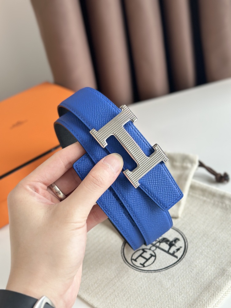 HERMES reversible belt 3.2cm