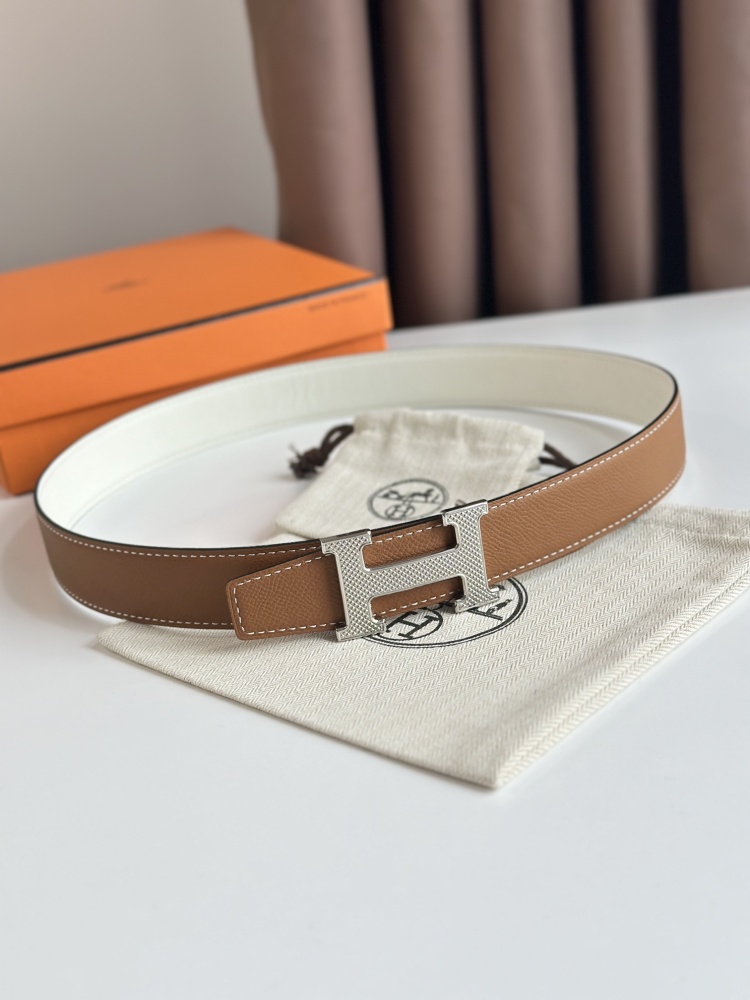 HERMES reversible belt 3.2cm
