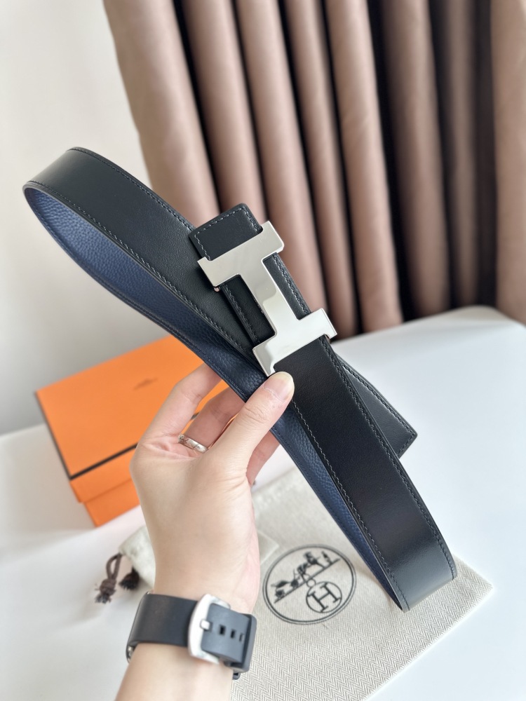 HERMES reversible belt 3.8cm