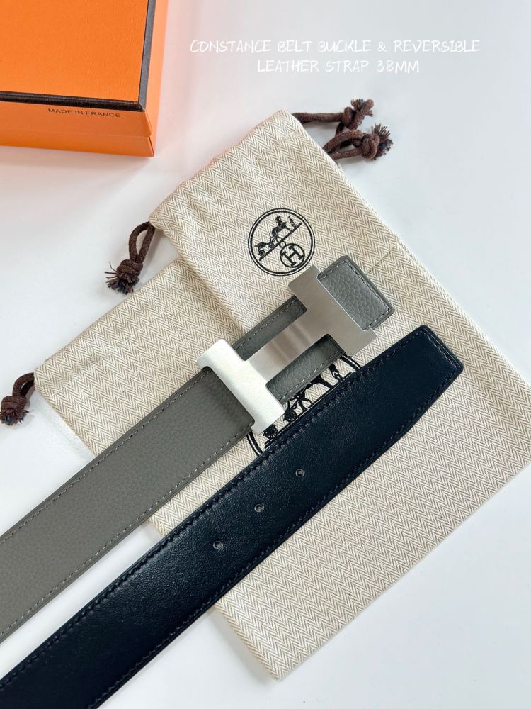 HERMES reversible belt 3.8cm