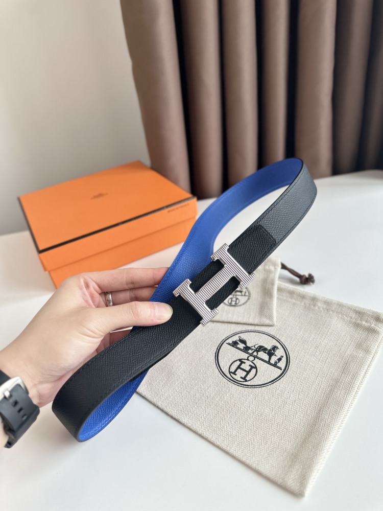 HERMES reversible belt 3.2cm