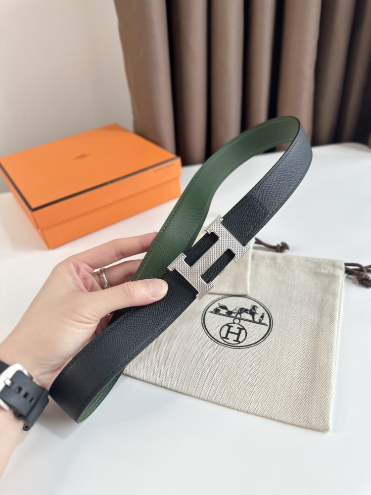 HERMES reversible belt 3.2cm