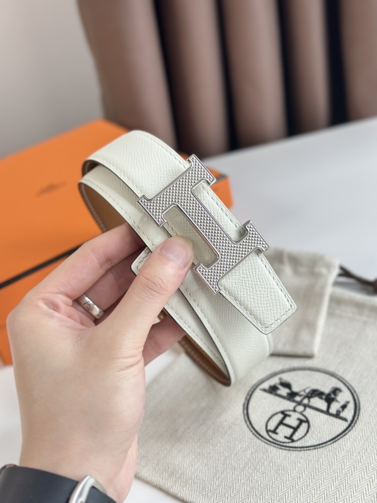 HERMES reversible belt 3.2cm
