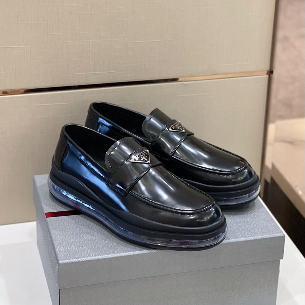 Prada Shiny Derby Shoes - Air Cushion Outsole Men's sneakers