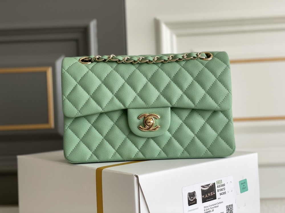 Chanel 𝘾𝙡𝙖𝙨𝙨𝙞𝙘 𝙁𝙡𝙖𝙥 CF bag 23C 1112 PM 23cm Mirror Boutique