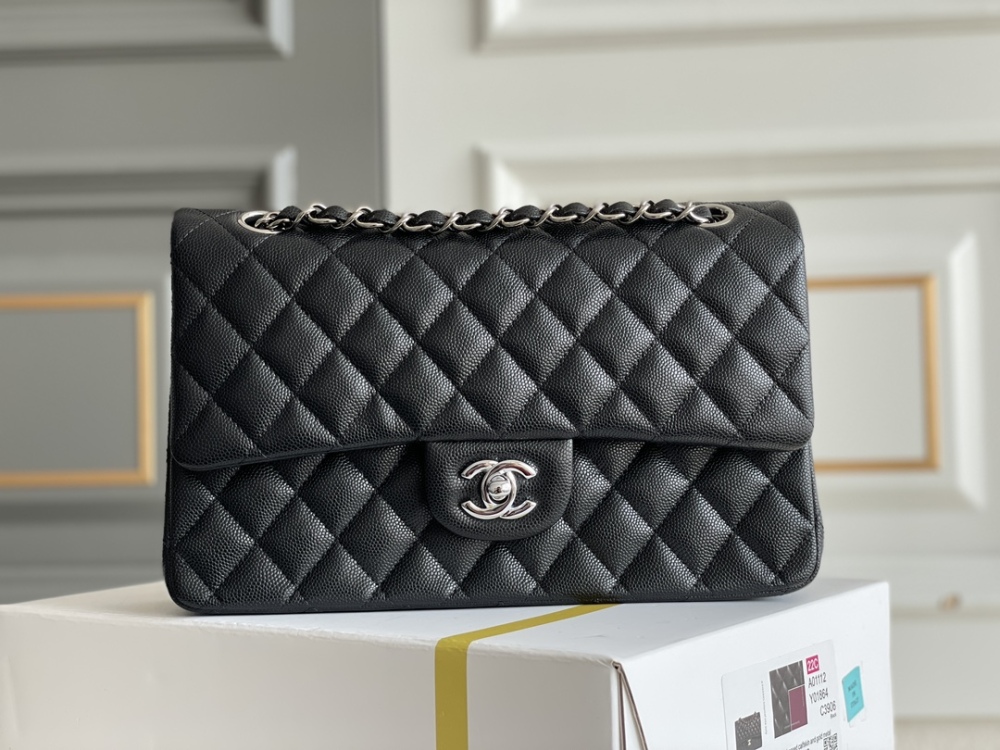 Chanel 𝘾𝙡𝙖𝙨𝙨𝙞𝙘 𝙁𝙡𝙖𝙥 CF bag 23C 1112 MM 25cm Mirror Boutique