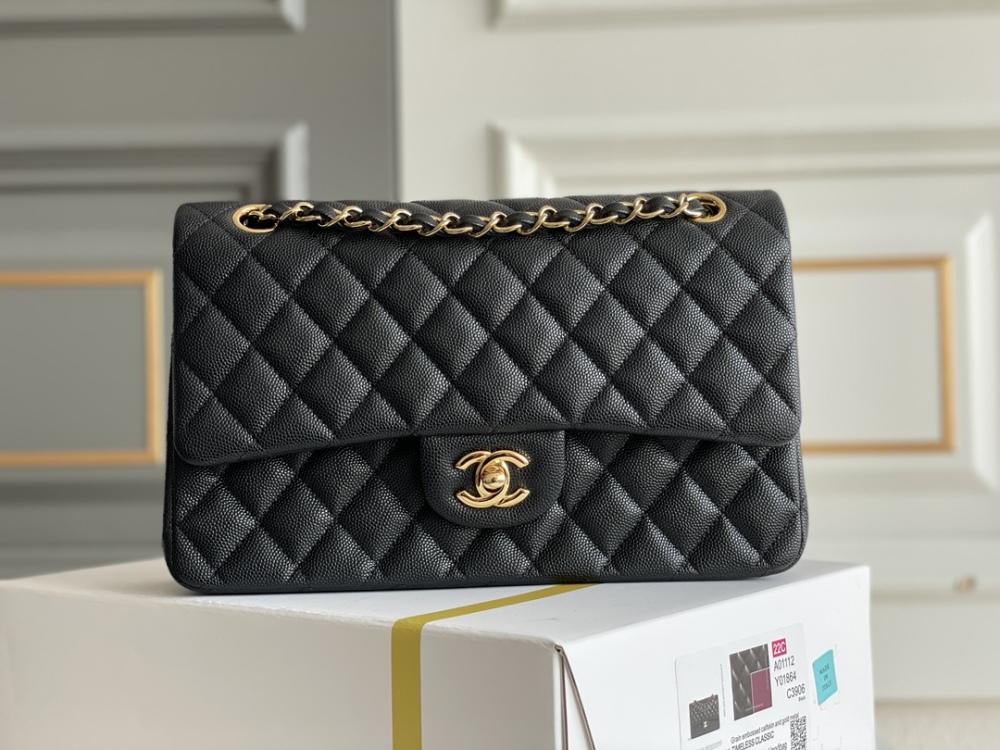 Chanel 𝘾𝙡𝙖𝙨𝙨𝙞𝙘 𝙁𝙡𝙖𝙥 CF bag 23C 1112 MM 25cm Mirror Boutique