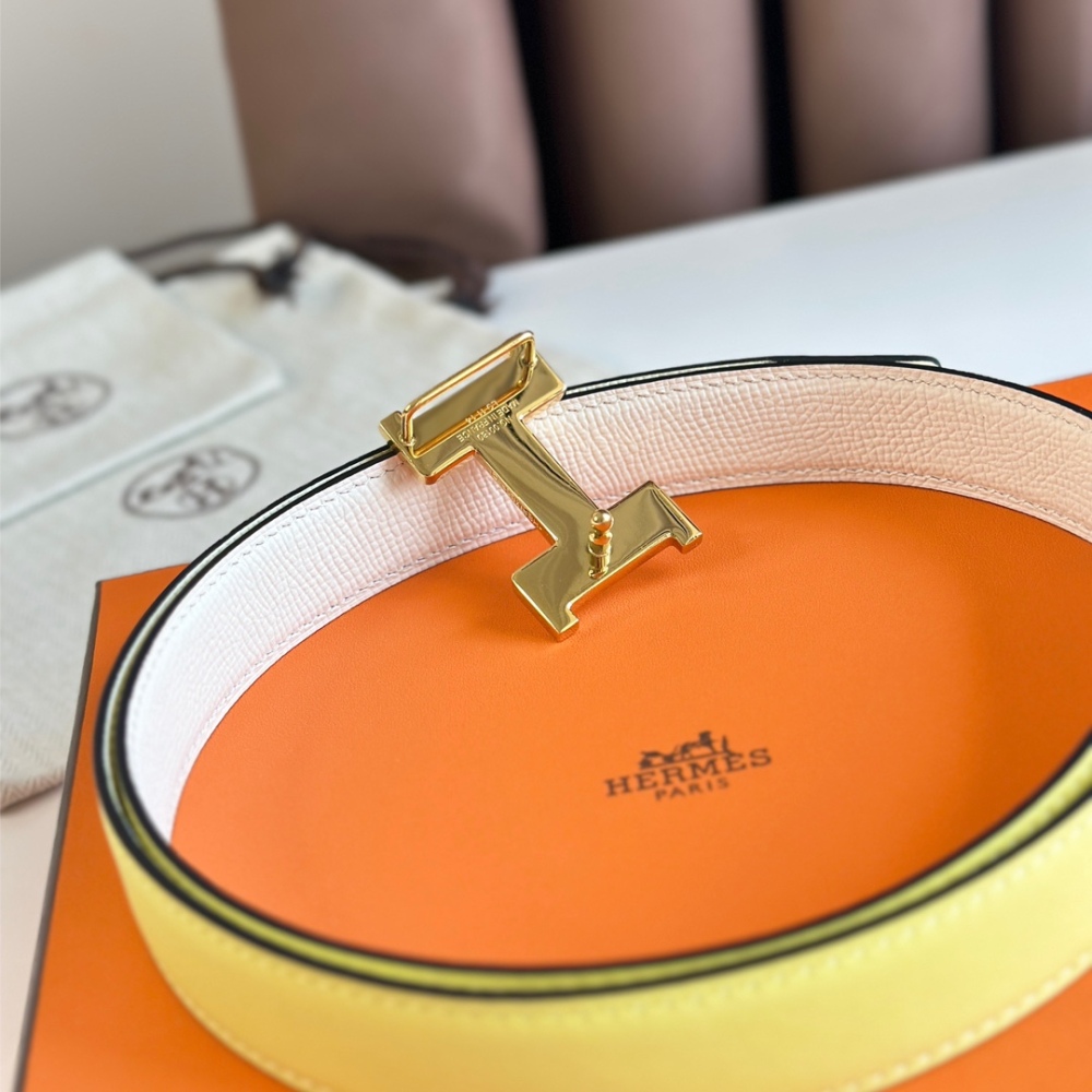 HERMES reversible belt 2.4cm