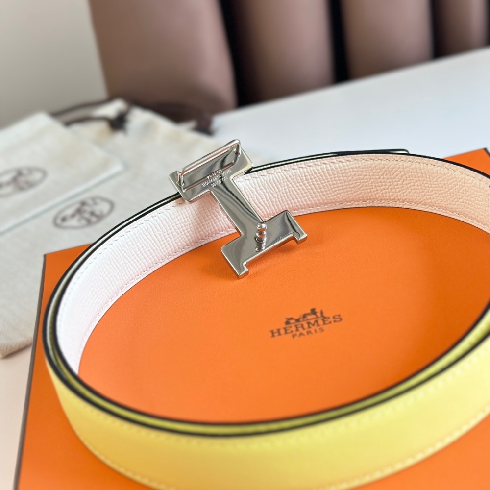 HERMES reversible belt 2.4cm