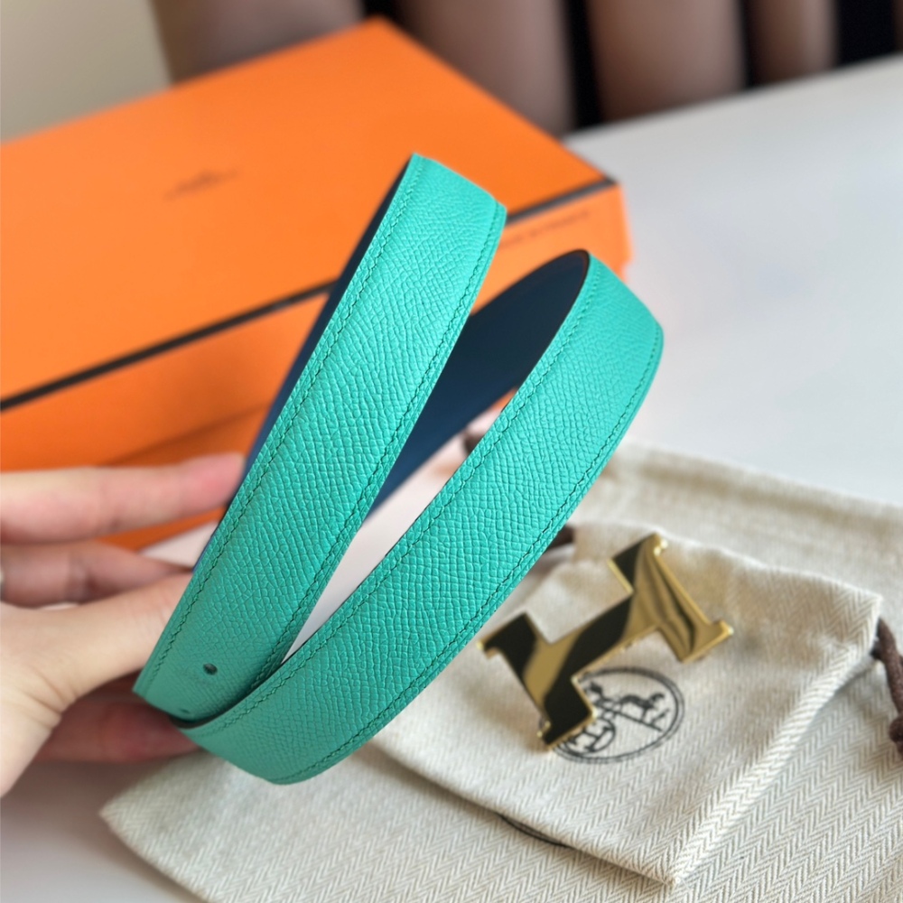 HERMES reversible belt 2.4cm