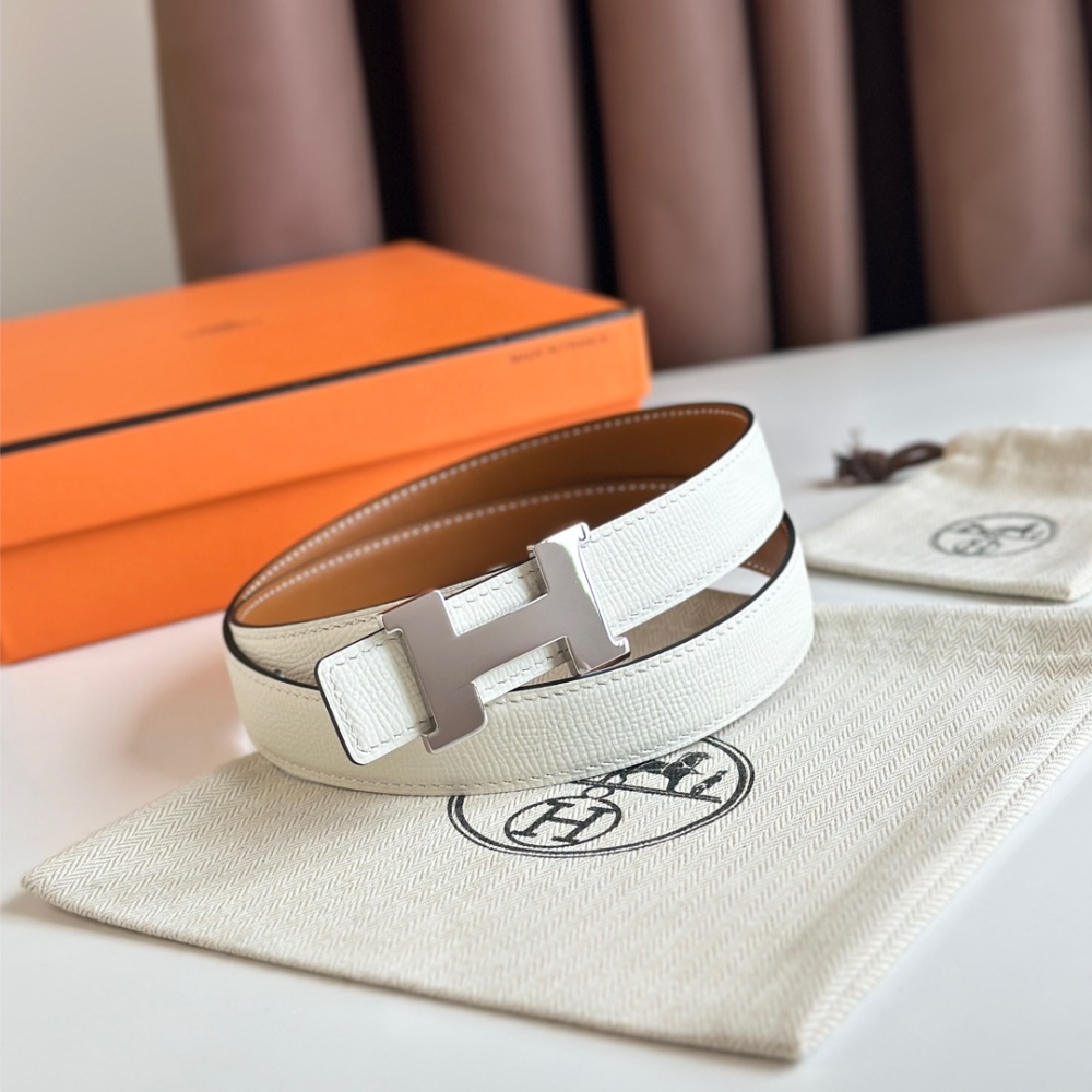 HERMES reversible belt 2.4cm