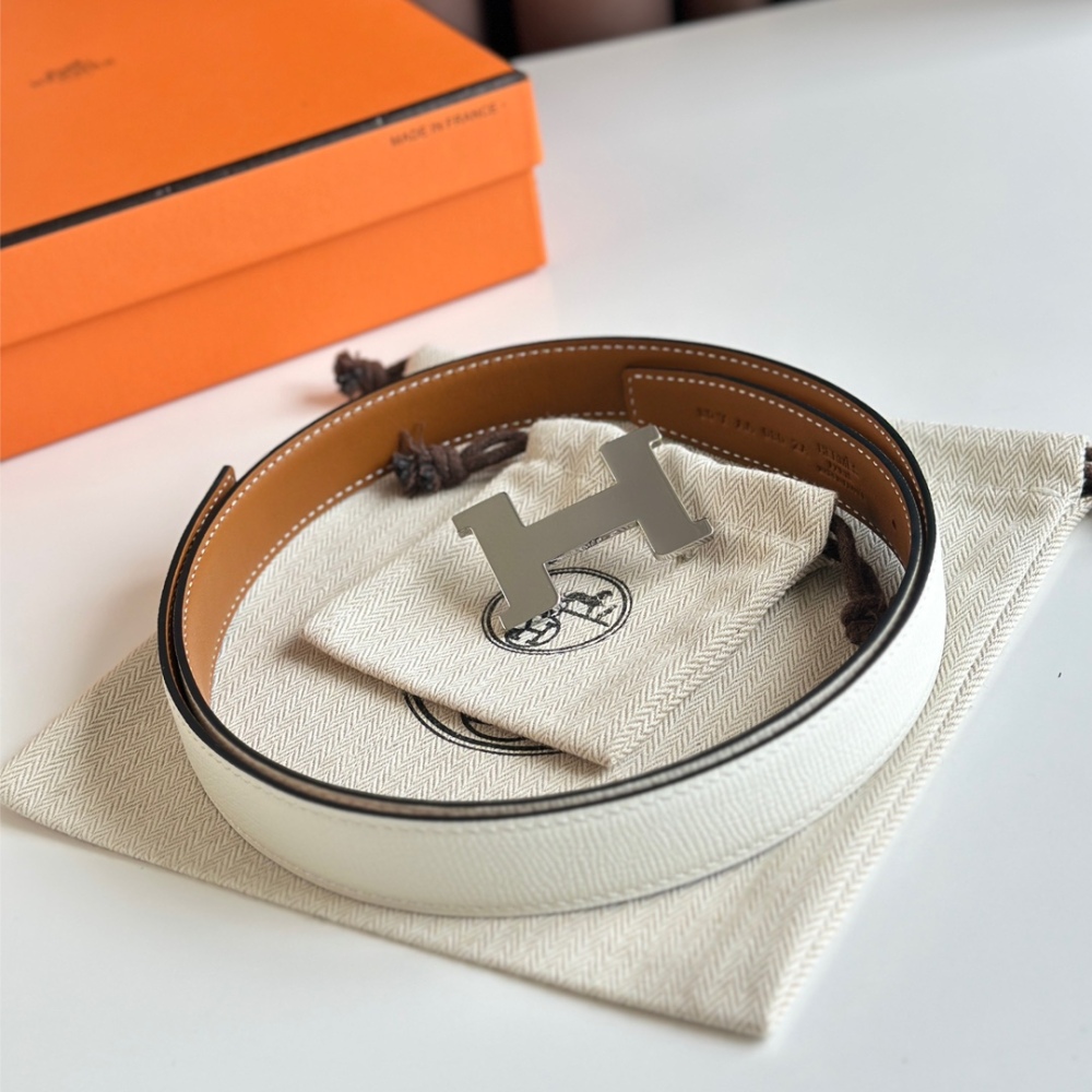 HERMES reversible belt 2.4cm