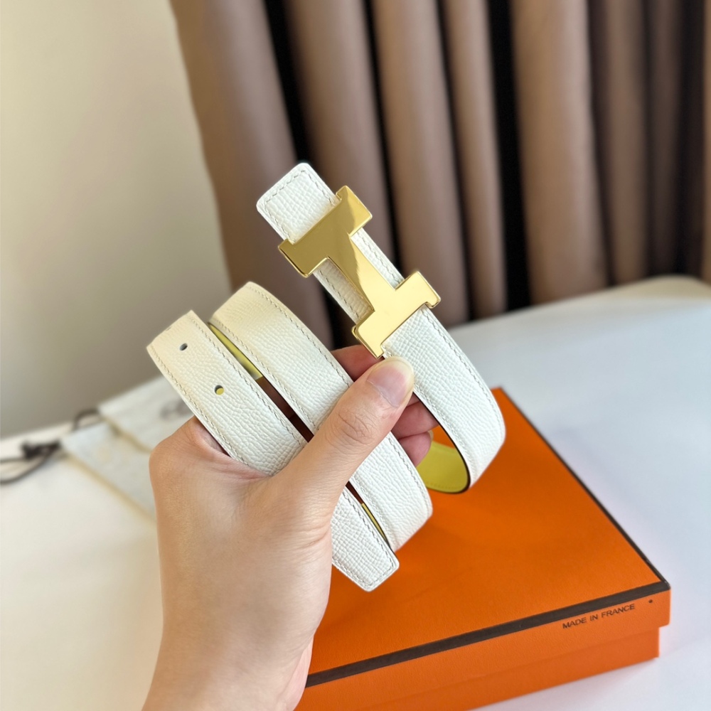 HERMES reversible belt 2.4cm