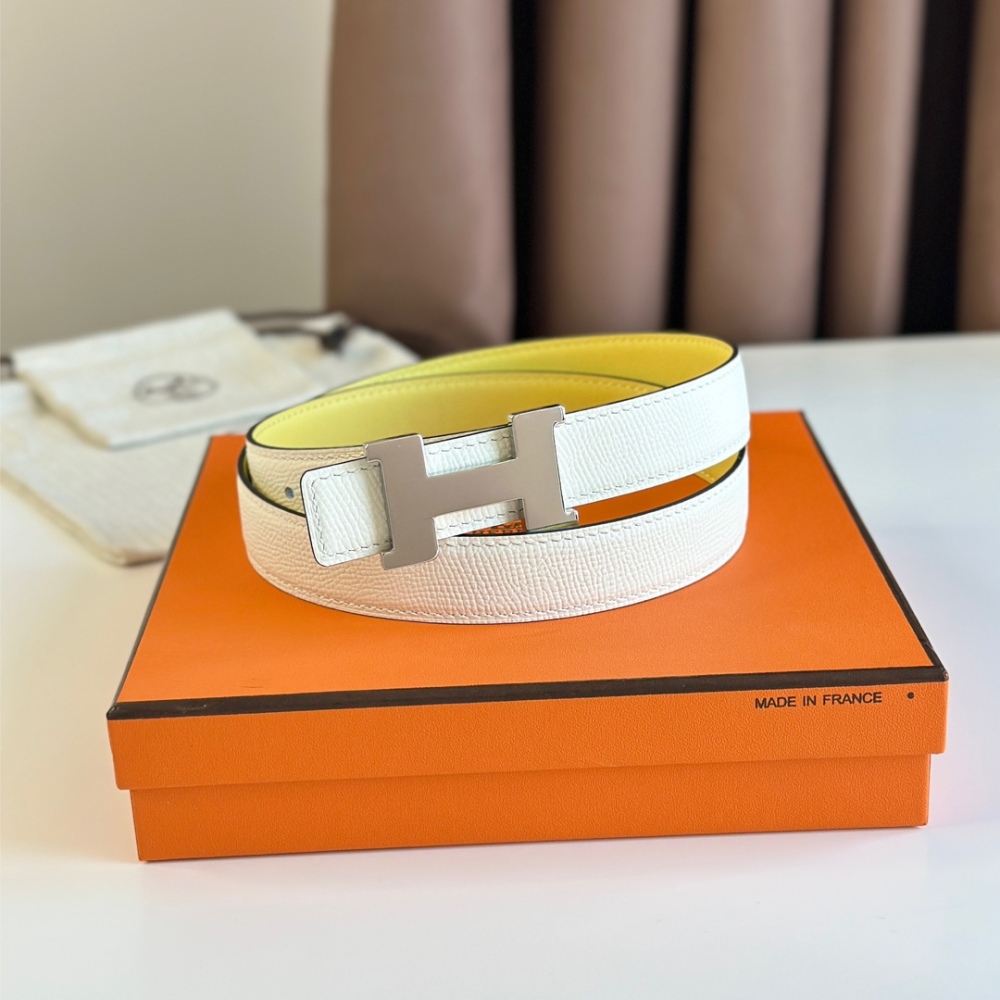 HERMES reversible belt 2.4cm
