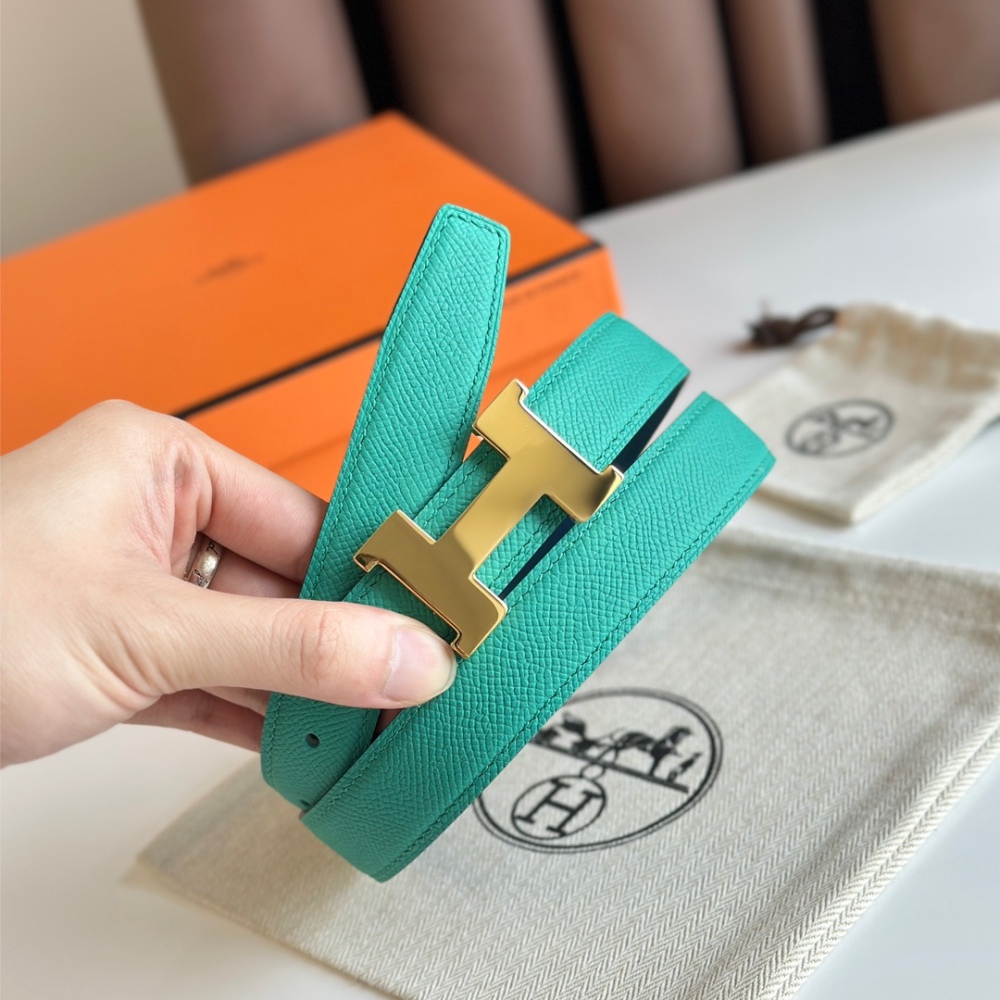 HERMES reversible belt 2.4cm