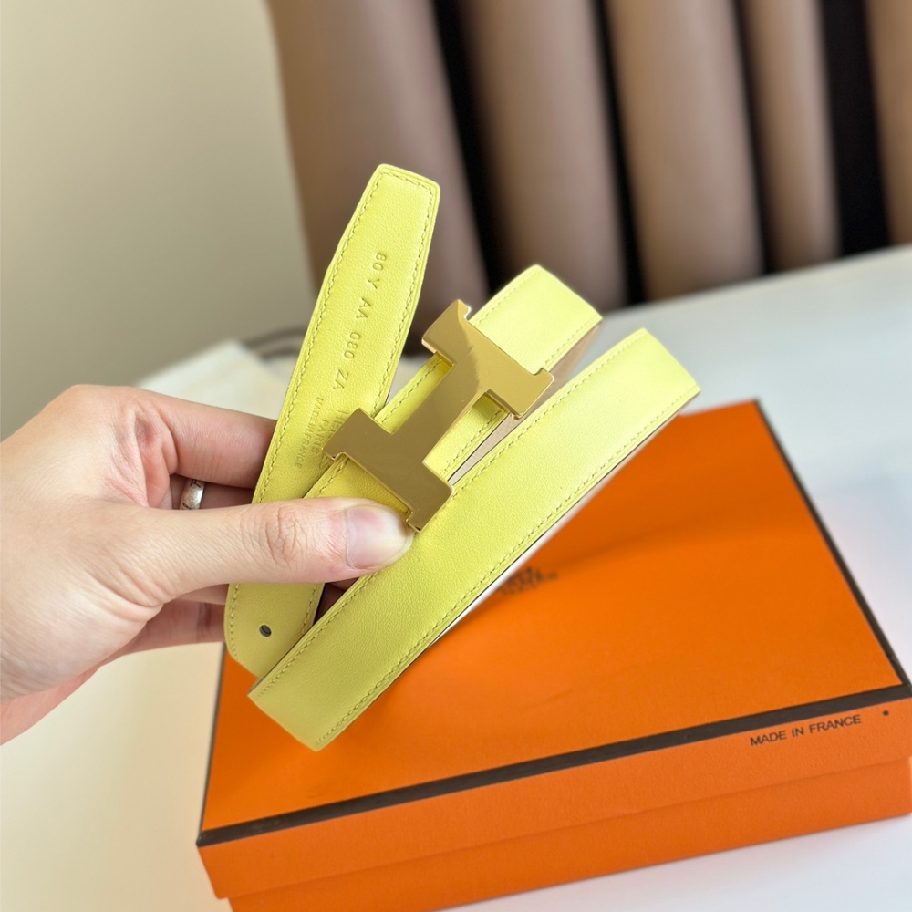 HERMES reversible belt 2.4cm