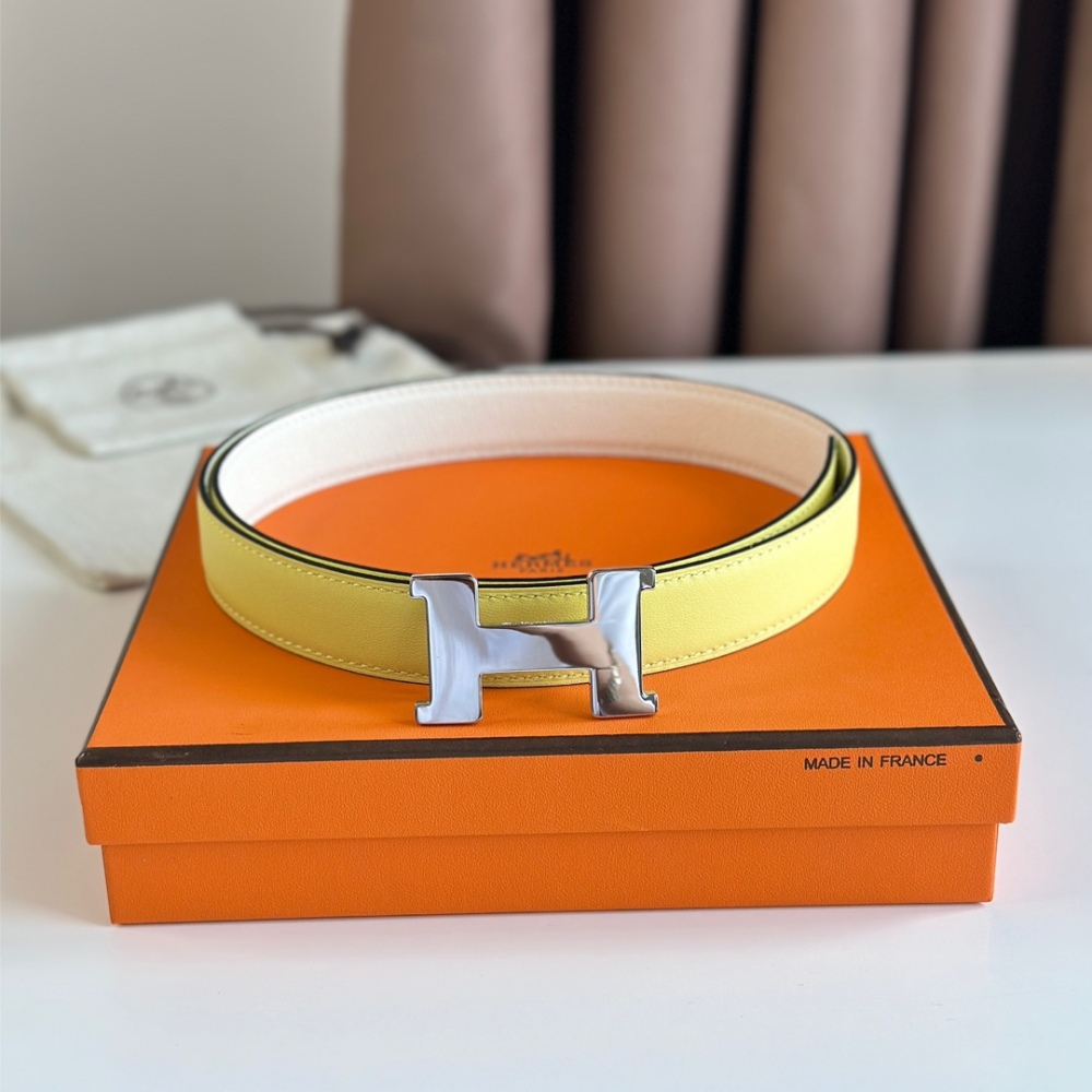 HERMES reversible belt 2.4cm