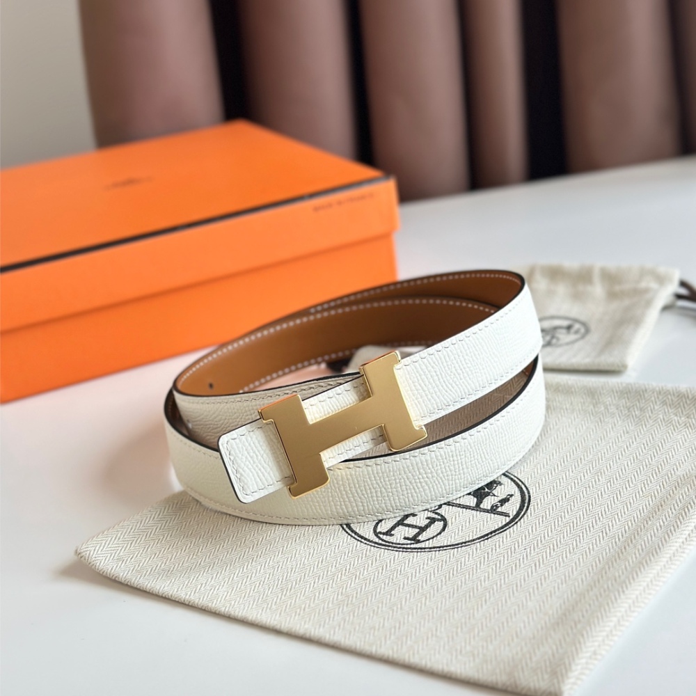 HERMES reversible belt 2.4cm