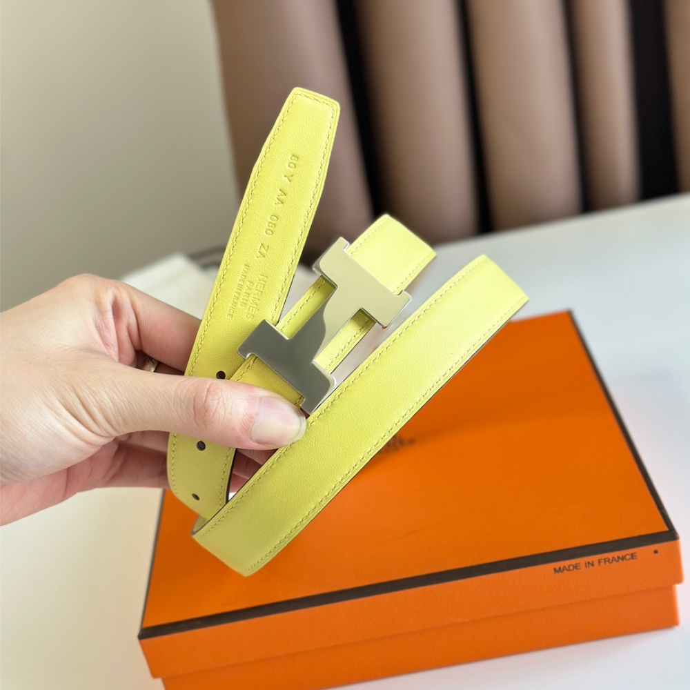 HERMES reversible belt 2.4cm