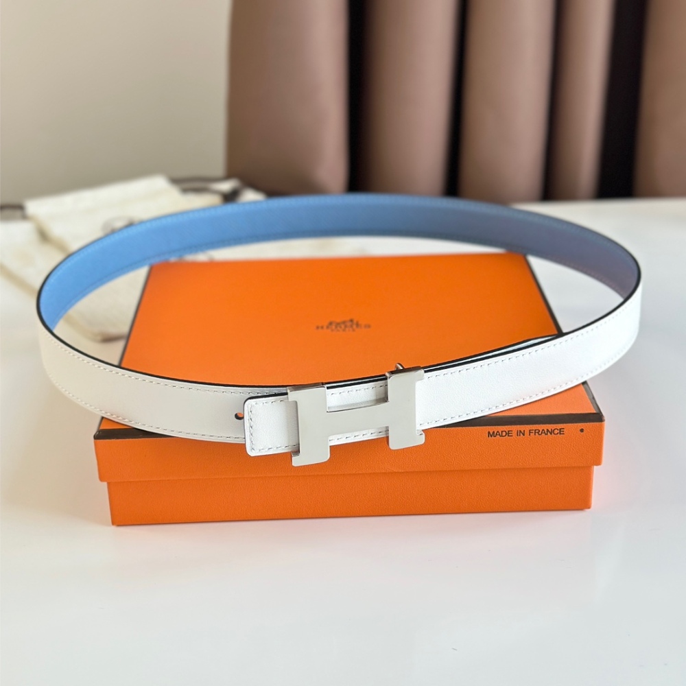 HERMES reversible belt 2.4cm