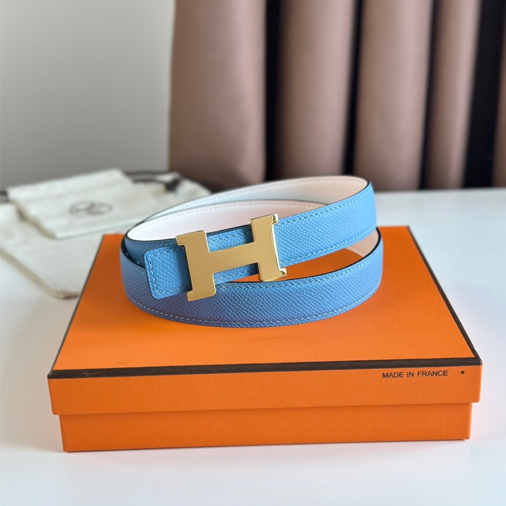 HERMES reversible belt 2.4cm
