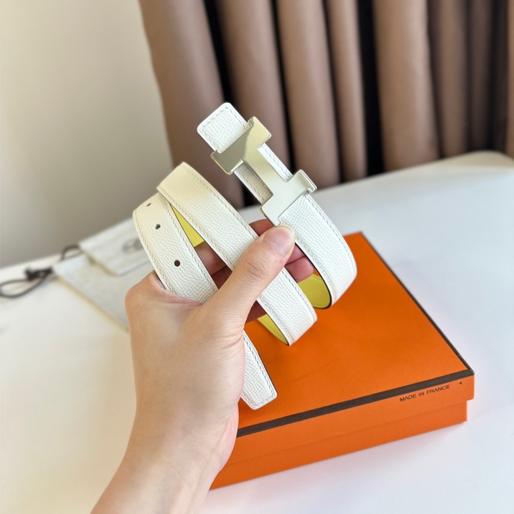 HERMES reversible belt 2.4cm