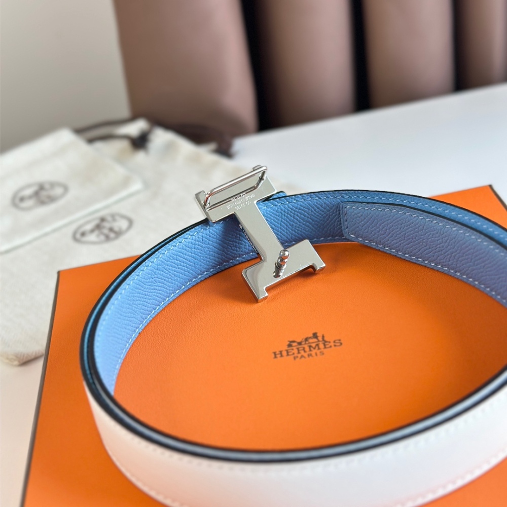 HERMES reversible belt 2.4cm