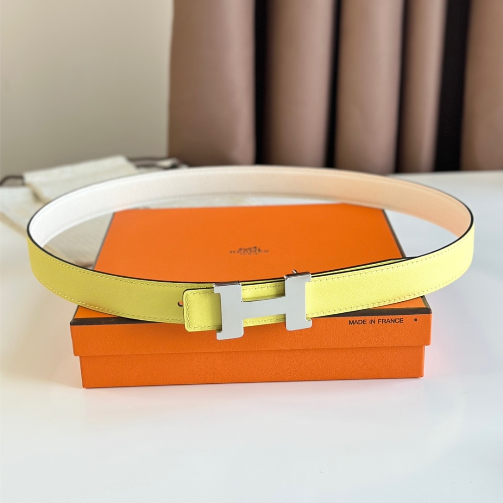 HERMES reversible belt 2.4cm