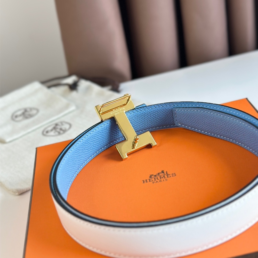 HERMES reversible belt 2.4cm