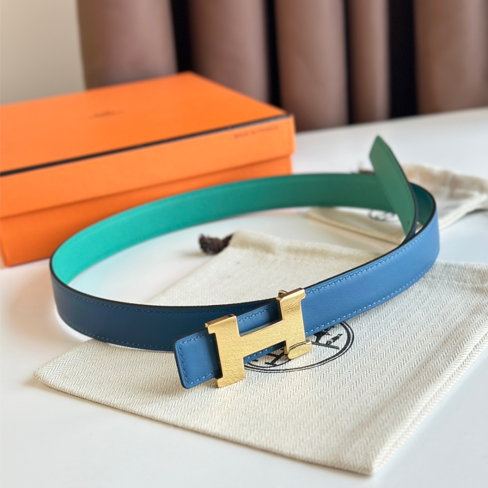HERMES reversible belt 2.4cm