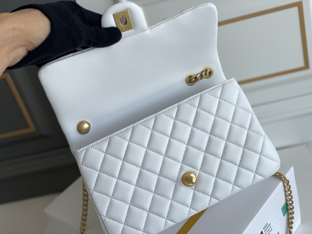 Chanel Camellia adjustment buckle CF bag 23S 23.5cm Mirror Boutique