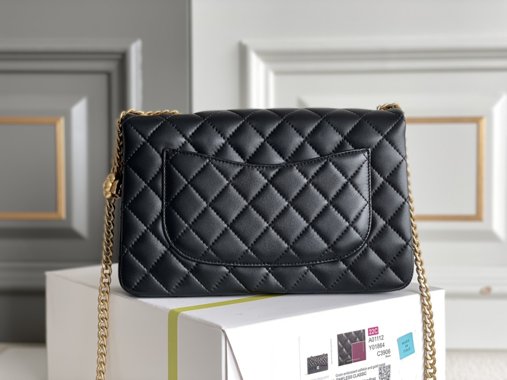 Chanel Camellia adjustment buckle CF bag 23S 23.5cm Mirror Boutique