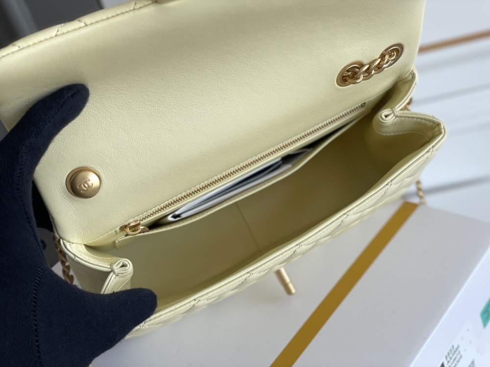 Chanel Camellia adjustment buckle CF bag 23S 23.5cm Mirror Boutique