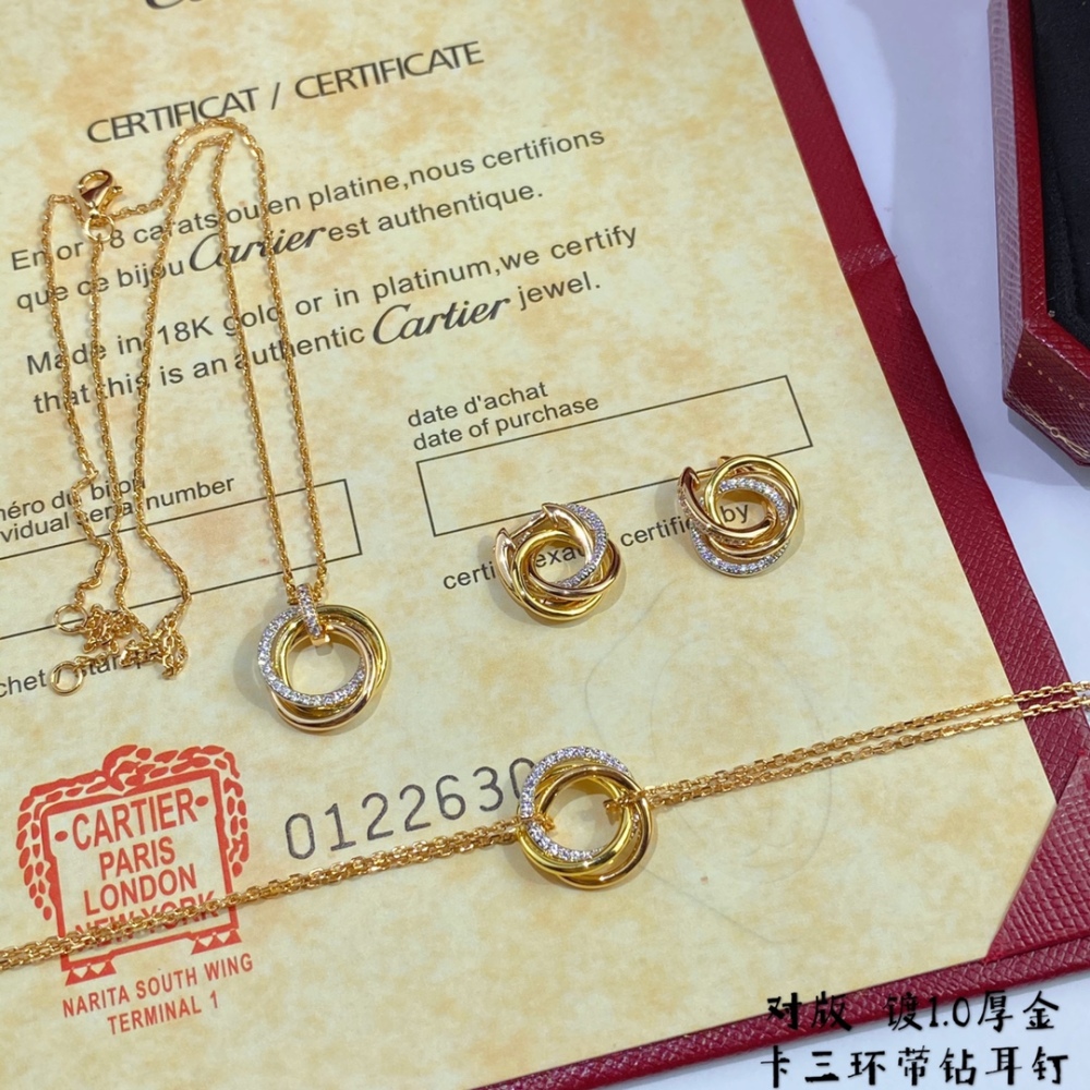 Cartier stud earrings