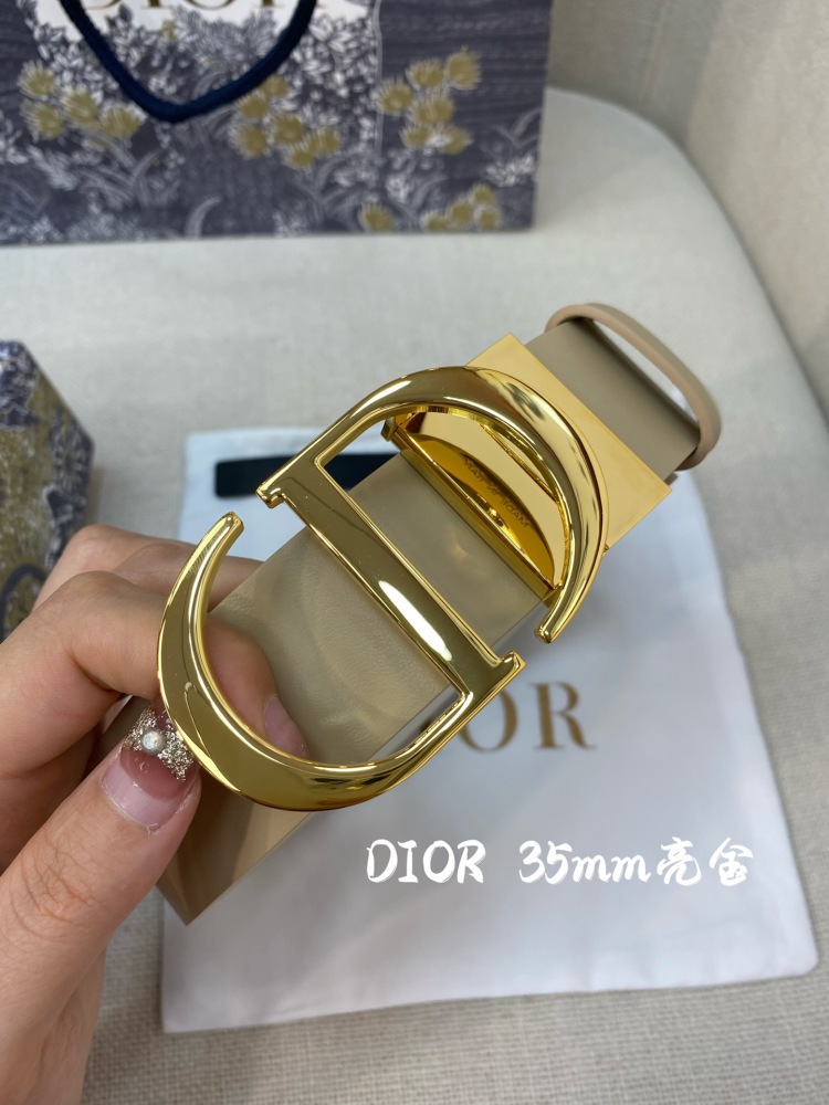 DIOR reversible ladies and mens belts 3.5CM