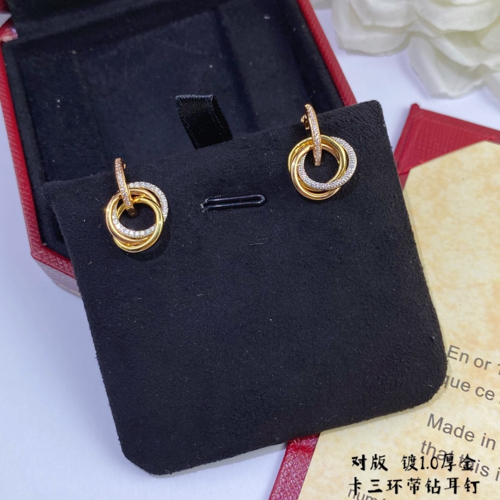 Cartier stud earrings