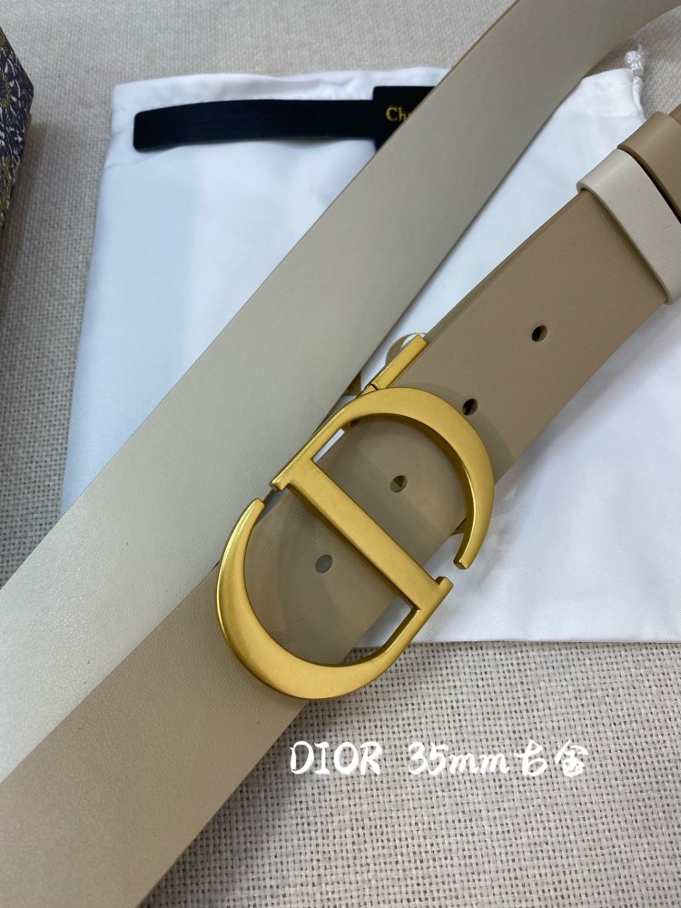 DIOR reversible ladies and mens belts 3.5CM