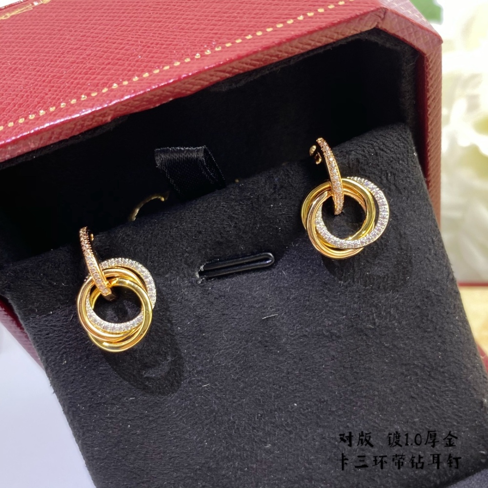 Cartier stud earrings