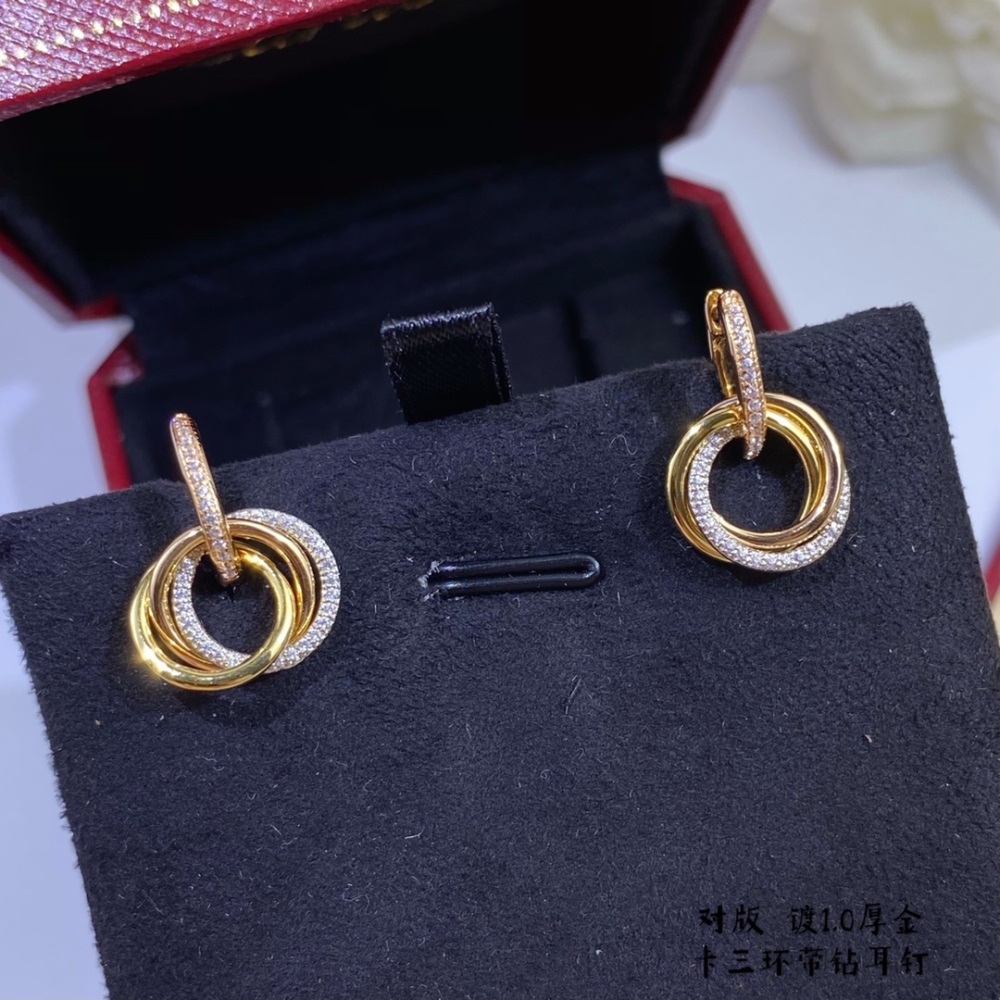 Cartier stud earrings