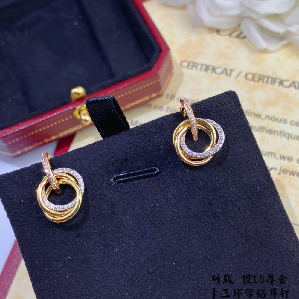 Cartier stud earrings