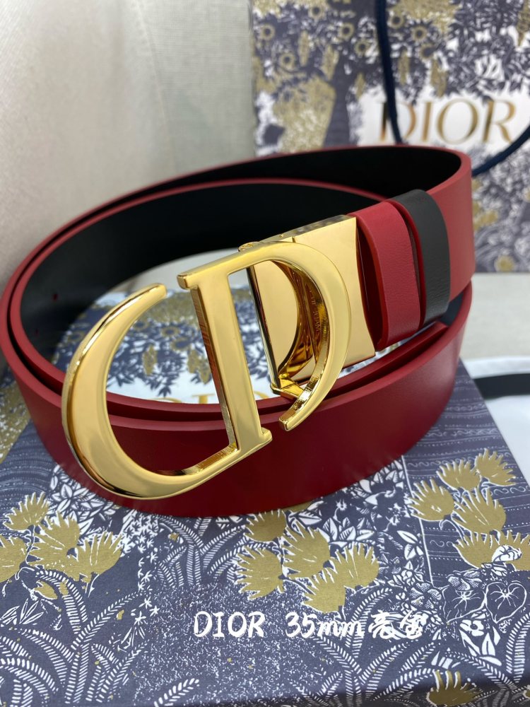 DIOR reversible ladies and mens belts 3.5CM
