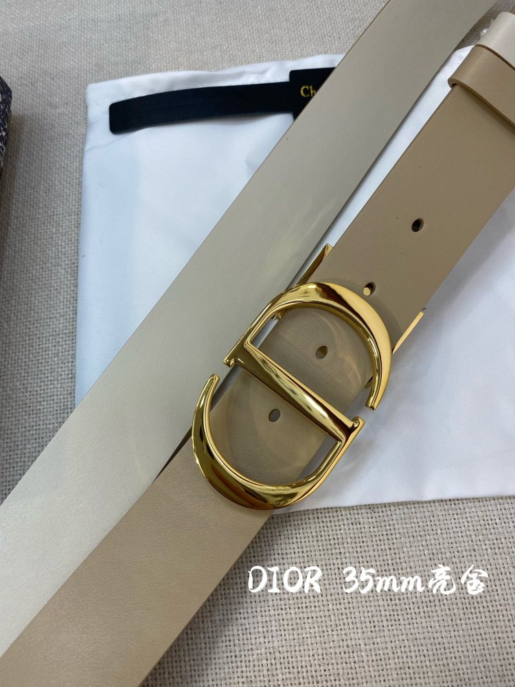 DIOR reversible ladies and mens belts 3.5CM
