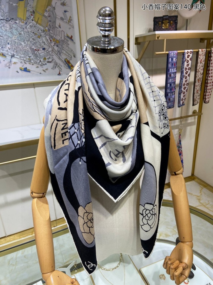 Chanel Hat pattern 140 Scarf