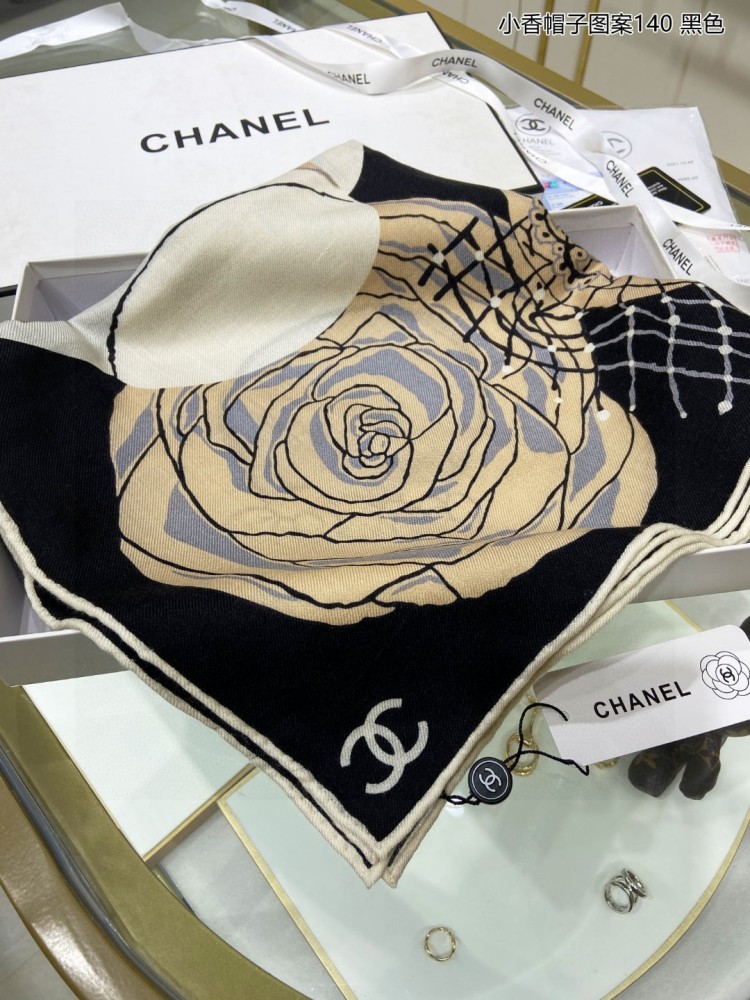Chanel Hat pattern 140 Scarf