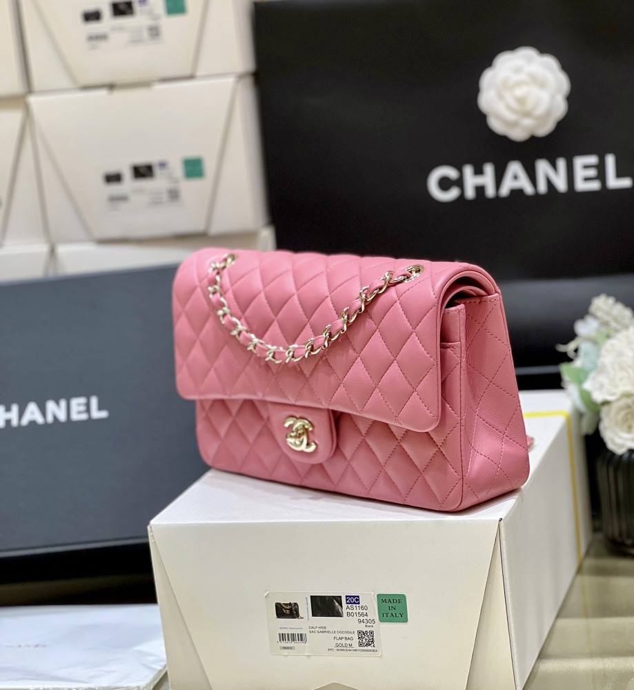 Chanel CF 𝘾𝙡𝙖𝙨𝙨𝙞𝙘 𝙁𝙡𝙖𝙥 bag 24c new MM 25cm Mirror Boutique