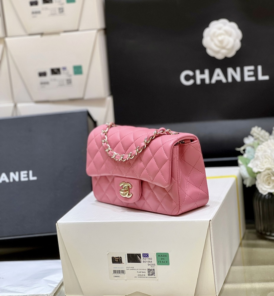 Chanel CF 24C new Classic flap mini bag 20cm Mirror Boutique